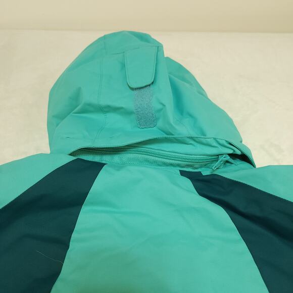 Columbia Winter Jacket Womens Small Green Turquoise Blue Omni-Heat Insulated - Picture 6 of 15